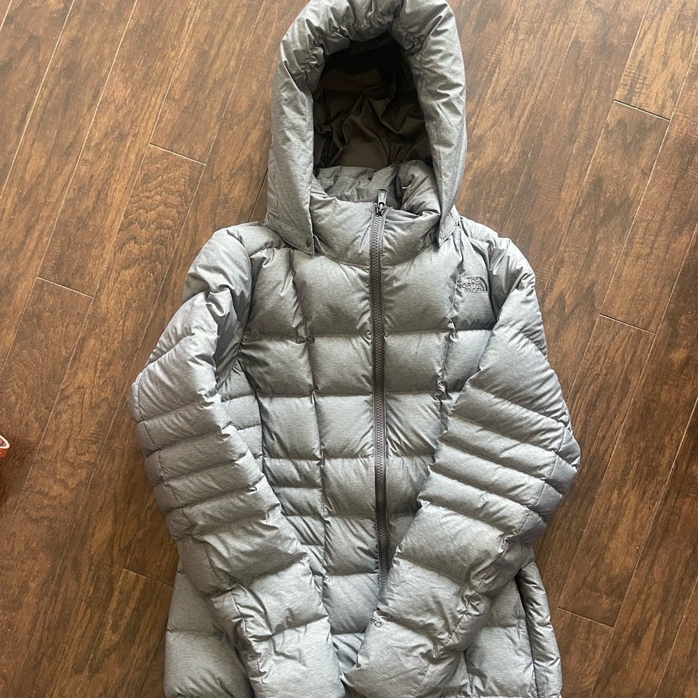 North Face Down Parka Coat With Hood